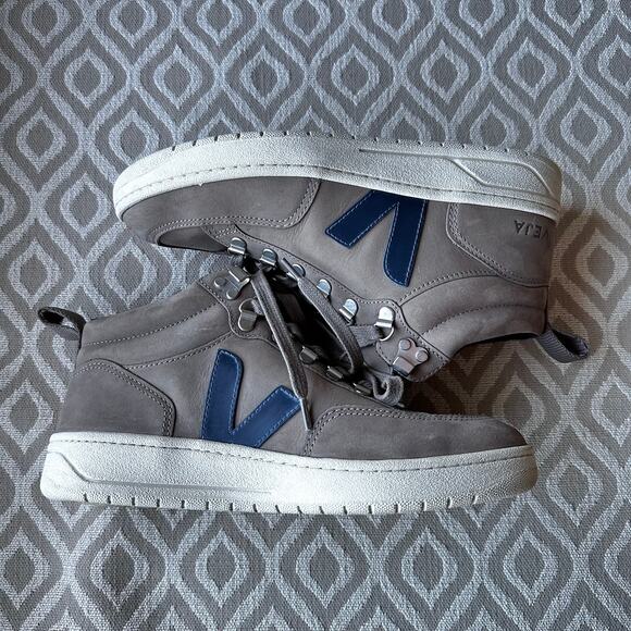 Veja Roraima High Top Suede Sneakers - Picture 4 of 7
